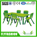 Kids Furniture Green Kids Plastic Study Table And Chair